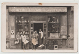 CARTE PHOTO - EPICERIE & CAVE DE LA MAIRIE - MALT TORRIFIE KNEIPP - CAISSES DE VINS - RHUM - ALCOOL - VINS FINS -z R/V Z - Te Identificeren