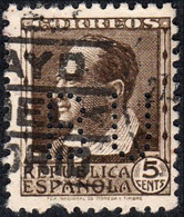 Madrid - Perforado - Edi O 681 - "BU" (Banco) - Oblitérés