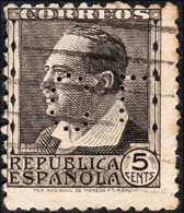 Madrid - Perforado - Edi O 681 - "CL" (Banco) - Usati