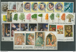 San Marino 1979 Annata Completa/Complete Year MNH/** - Années Complètes