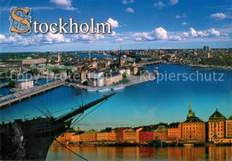 73305064 Stockholm Skeppsbron Stadtpanorama Stockholm - Schweden