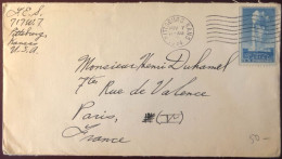 Etats-Unis, YT N°332 Sur Enveloppe De Pittsburg, Kansas 7.11.1934 Pour La France - (B2702) - Postal History