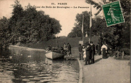 N°1927 W -cpa Paris -lac Du Bois De Boulogne -le Passeur- - Parques, Jardines