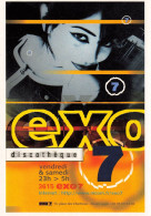 Carte Postale PUBLICITAIRE - EXO 7 DISCOTHÈQUE - Publicité