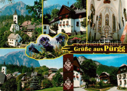 73304454 Puergg-Trautenfels Ortsmotiv Mit Kirche Grimming Kirche Innenansicht Bl - Other & Unclassified