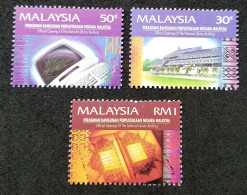 Malaysia Official Opening Of The National Library Building 1994 Computer Book (stamp) MNH - Malasia (1964-...)