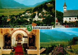 73304429 Dietmannsdorf Sulmtal Paltental Sommerfrische Romanische Kirche 12. Jhd - Autres & Non Classés