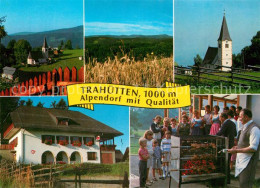 73304428 Trahuetten Alpendorf Am Fusse Der Koralm Alpengasthof Grillabend Kirche - Other & Unclassified