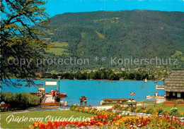 73304360 Ossiach Strandpromenade Anleger Blick Nach Bodensdorf Ossiach - Sonstige & Ohne Zuordnung