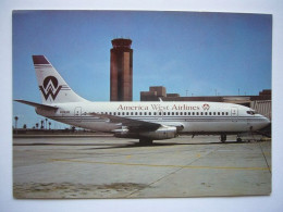 Avion / Airplane / AMERICA WEST AIRLINES / Boeing 737-275 / Registered As N126AW - 1946-....: Ere Moderne