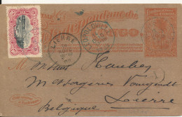 BELGIAN CONGO  PS SBEP 18b FROM BUMBA 03.10.1903 TO LIERRE - Stamped Stationery