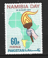 PAKISTAN. N°366 De 1974. Namibie. - Pakistán