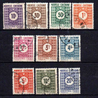 Nouvelle Calédonie  - 1948 - Tb Taxe N° 39 à 48 - Oblit - Used - Segnatasse
