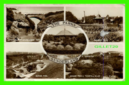 SUNDERLAND, UK - THE PARKS - 5 MULTIVUES - VALENTINE & SONS LTD - REAL PHOTOGRAPH - - Other & Unclassified