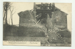 L'EGLISE DE SOUAIN - LA GRANDE GUERRE 1914/15 - VIAGGIATA FP - Souain-Perthes-lès-Hurlus