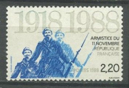 FRANCE 1988  N° 2549 ** Neuf  MNH  Superbe  C  1.10 € Armistice Du 11 Novembre 1918 Soldats Poilus Guerre - Unused Stamps