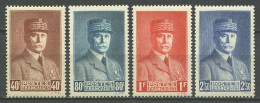 FRANCE 1940  N° 470/473 ** Neufs  MNH Superbes C 3.50 € Effigie Du Maréchal Pétain Histoire - Unused Stamps