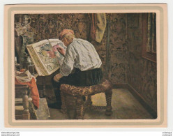 Peintre Belge Anvers H. DE BRAEKELEER Peinture Le Géographe VOIR DOS - Autres & Non Classés