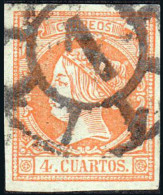 Madrid - Edi O 52 - 4 C.- Mat Rueda Carreta "1 - Madrid" - Used Stamps