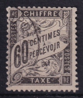 TAXE DUVAL YT N°21 60c Noir Oblitéré CàD - 1859-1959 Used