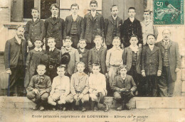 LOUVIERS école Primaire Supérieure, élèves De 2ème Année (1909) - Louviers