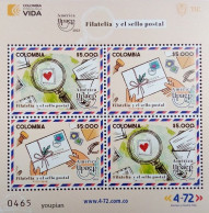 Colombia 2023, UPAEP - Philately And Postage Stamps, MNH S/S - Colombie