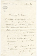 TRES BELLE LETTRE A EN TETE PREFECTURE DES LANDES MONT DE MARSAN AU MAIRE DE SABRES (40) Landes 1861 - Manoscritti