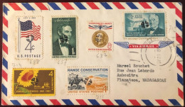 Etats-Unis, Divers Sur Enveloppe D'Eugene, Oregon Cachet De Fortune Pour Madagascar - (B2718) - Poststempel