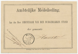 Naamstempel Zuidwolde 1878 - Lettres & Documents