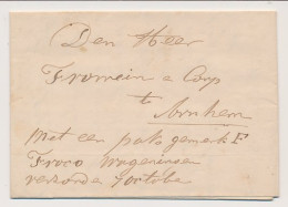 Rhenen - Arnhem 1862 - Begeleidingsbrief - ...-1852 Precursori