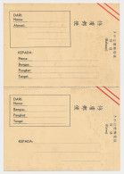 Unused POW Double Post Cards - Dai Nippon / Netherlands Indies - Niederländisch-Indien