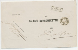 Trein Haltestempel Kampen 1881 - Cartas & Documentos