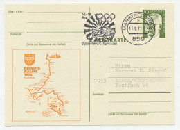 Postal Stationery / Postmark Germany 1972 Car Rally - Olympia Rallye - Renault - Altri & Non Classificati