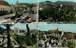 73301666 Moedling Freiheitsplatz Ruine Spitalkirche Ottmarskirche Schwarzer Turm - Sonstige & Ohne Zuordnung