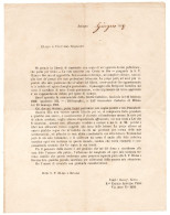 1868 Richiesta Di Enrico Arnoldo Fehr - Documents Historiques
