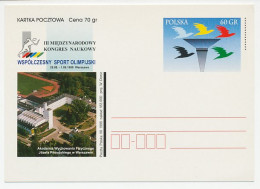 Postal Stationery Poland 1999 International Sports Conference - Altri & Non Classificati