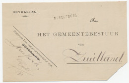 Naamstempel Streefkerk 1893 - Cartas & Documentos