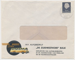 Firma Envelop Balk 1966 - Autobusdienst ZWH - De Zuidwesthoek - Unclassified