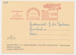 Meter Card Netherlands 1973 State Printing And Publishing Company - Otros & Sin Clasificación