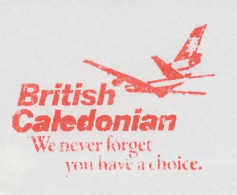 Meter Cut Netherlands 1987 British Caledonian Airline - Airplanes