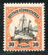 REF093 > COLONIES ALLEMANDE - AFRIQUE SUD OUEST < Yv N° 30 * Neuf Dos Visible - MH * - German South West Africa