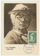 Maximum Card France 1956 Jean Baptiste Chardin - Painter - Otros & Sin Clasificación