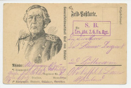 Fieldpost Card Germany 1914 General Field Marshal Graf Von Haeseler - WW1 (I Guerra Mundial)