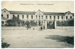 CPA Légèrement Toilée * MARENNES L'Hôpital Dubois Meynardie ( Rue Animée D'un Cycliste Et Enfants ) Edition B.F. - Marennes