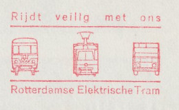 Meter Cover Netherlands 1973 RET - Electric Tram Rotterdam - Trenes