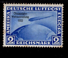 Deutsches Reich 497 Luftschiff Graf Zeppelin  MLH * Falz - Unused Stamps