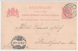 Briefkaart G. 57 A Den Haag - Duitsland 1901 - Postal Stationery