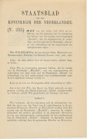 Staatsblad 1912 : Mijnspoorweg Hendrik - Emma - Historical Documents