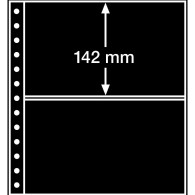 Leuchtturm R-Tafeln Schwarz 2er Einteilung (10er Pack) 359387 Neuwertig (VD734 - Autres & Non Classés