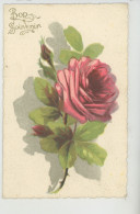 FLEURS - ITALY - Jolie Carte Fantaisie Fleurs Rose "Bon Souvenir" - SERIE ARTISTICA ACQUARELLO T.A;M. 1422 - Blumen